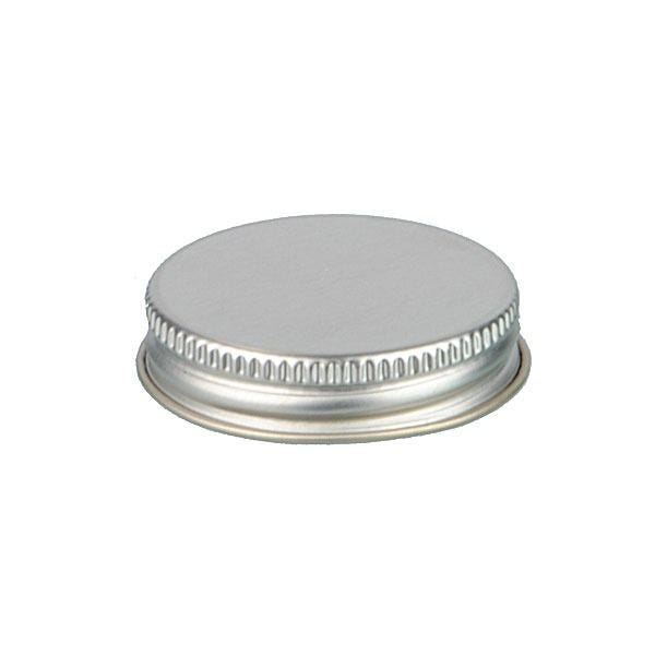 43-400 Silver Metal Screw Cap With Plastisol Liner