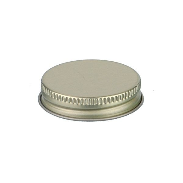 43-400 Gold Metal Screw Cap With Plastisol Liner