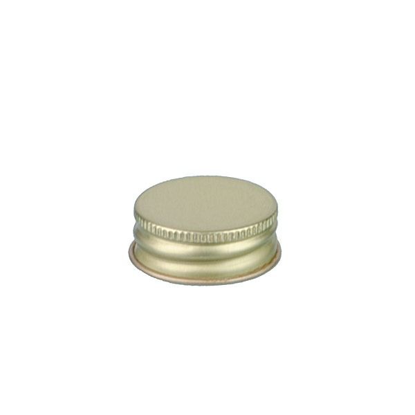 28-400 Gold Metal Screw Cap With Plastisol Liner