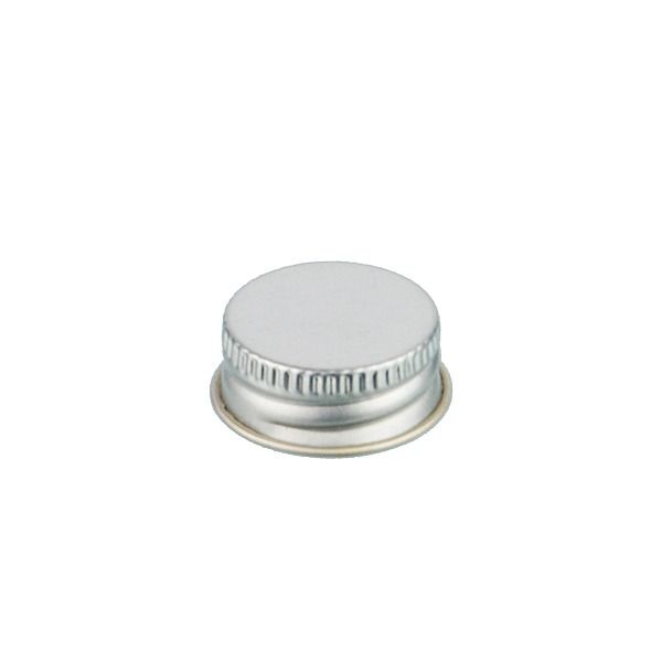 22-400 Silver Metal Screw Cap With Customizable Liner Options