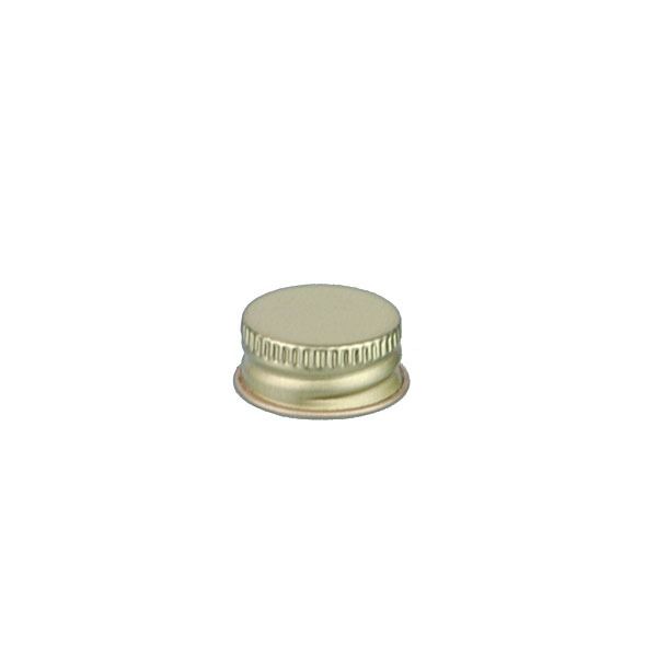 20-400 Gold Metal Screw Cap With Customizable Liner Options