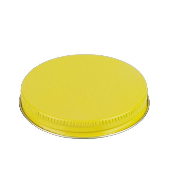 70-400 Yellow Metal Screw Cap With Plastisol Liner