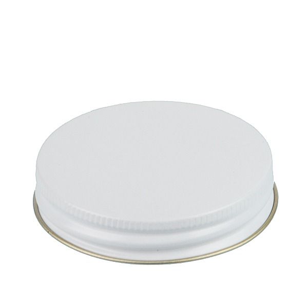 70G White Metal Screw Cap With Customizable Liner Options