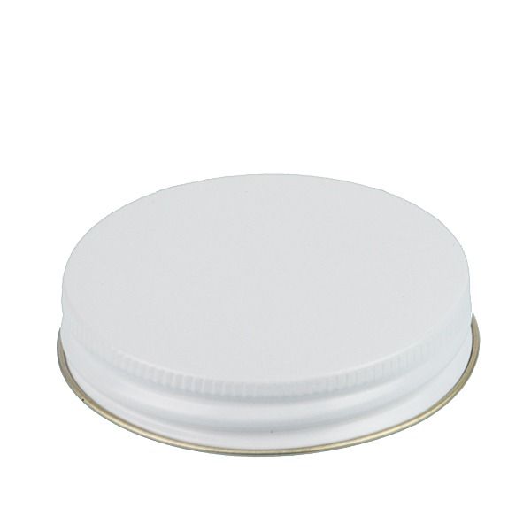 70G White Metal Screw Cap With Plastisol Liner