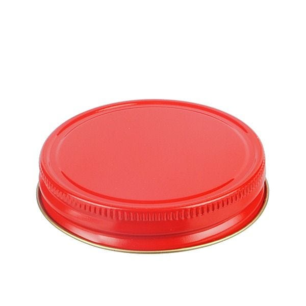 70G Red Metal Screw Cap With Customizable Liner Options