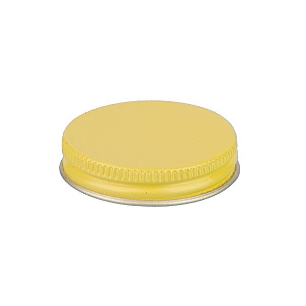 45-400 Yellow Metal Screw Cap With Customizable Liner Options