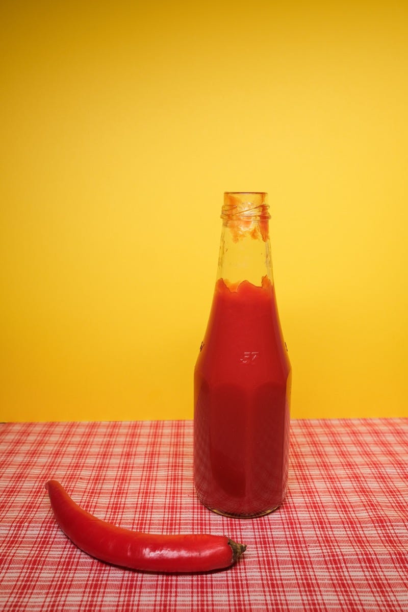 Hot Sauce Bottles Glass